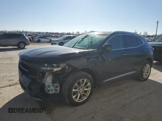 2021 Buick Envision Preferred with VIN LRBFZMR46MD163553, listed as a Copart auction lot 47015195 with 100,035 mi miles and Salvage Title. Bid and sale history available at carsss.com. Image 1.