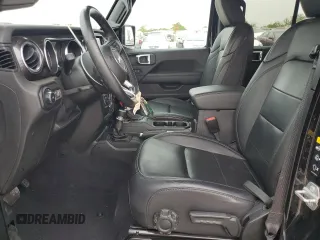 2021 Jeep Wrangler Unlimited Sahara Altitude with VIN 1C4HJXEGXMW671418, listed as a Copart auction lot 68116854 with 38,680 mi miles and Salvage title. Bid and sale history available at DreamBid. Image 7.