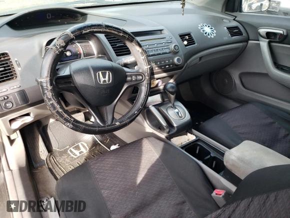 2008 Honda Civic Cpe LX with VIN 2HGFG12678H558787, listed as a Copart auction lot 48201295 with 109,555 mi miles and Salvage Title. Bid and sale history available at carsss.com. Image 8.