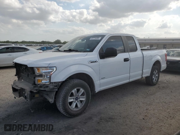 2017 Ford F-150 XL with VIN 1FTEX1CP7HKD96962, listed as a Copart auction lot 52724385 with 117,889 mi miles and Salvage title. Bid and sale history available at DreamBid. Image 1.