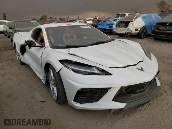 2020 Chevrolet Corvette 2LT with VIN 1G1Y72D45L5102384, listed as a Copart auction lot 87914595 with 43,153 mi miles and Salvage Title. Bid and sale history available at carsss.com. Image 4.