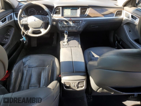 2015 Hyundai Genesis 3.8L with VIN KMHGN4JE4FU100178, listed as a Copart auction lot 75723694 with 112,114 mi miles and Salvage Title. Bid and sale history available at carsss.com. Image 8.