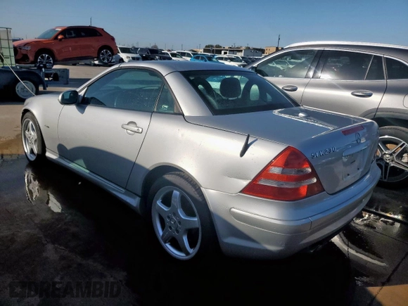 2003 Mercedes-Benz SLK 230 Kompressor with VIN WDBKK49F13F273062, listed as a Copart auction lot 46078325 with 63,789 mi miles and Salvage title. Bid and sale history available at DreamBid. Image 2.