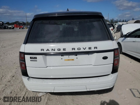 2019 Land Rover Range Rover с VIN SALGS5RE1KA520816, выставлен на аукционе Copart как лот 84727244 с пробегом 35 247 миль миль и Списание • Salvage title. История ставок и продаж доступна на DreamBid. Изображение 6.