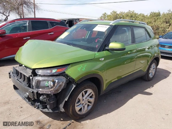 2020 Hyundai Venue SEL with VIN KMHRC8A33LU035467, listed as a IAAI auction lot 41692538 with 41,786 mi miles. Bid and sale history available at carsss.com. Image 2.