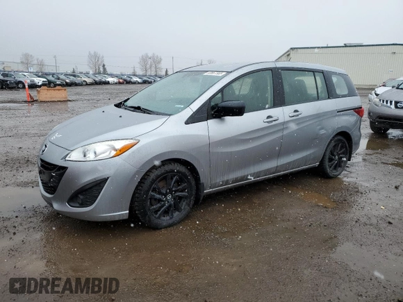 2014 Mazda 5 Touring with VIN JM1CW2CL3E0165593, listed as a Copart auction lot 53867365 with 250,927 mi miles and Salvage Title. Bid and sale history available at carsss.com. Image 1.