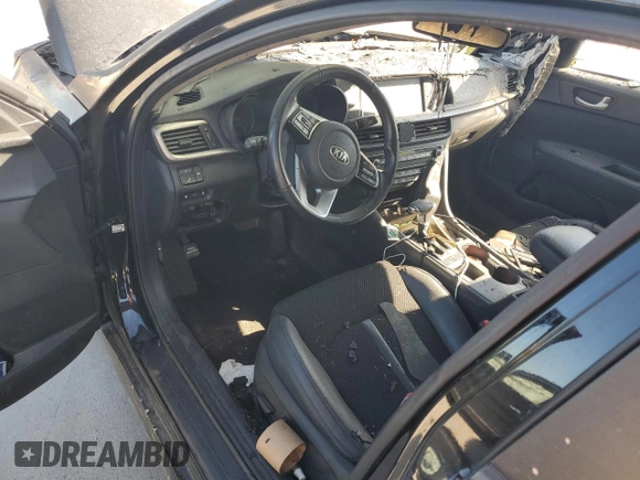 2019 Kia Optima LX with VIN 5XXGT4L30KG284850, listed as a Copart auction lot 56714065 with Not provided miles and Clean title. Bid and sale history available at DreamBid. Image 8.