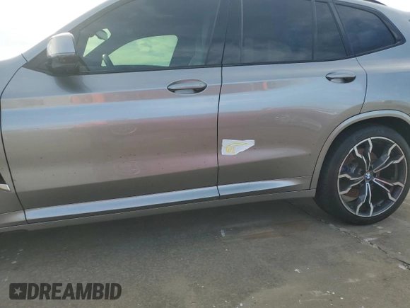 2020 BMW X3 M Competition with VIN 5YMTS0C01L9B25053, listed as a Copart auction lot 73847764 with 0 mi miles and Salvage Title. Bid and sale history available at carsss.com. Image 13.