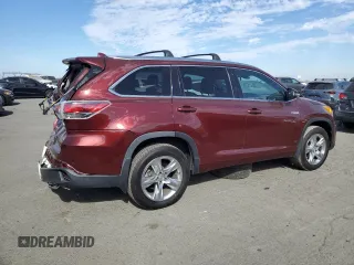 2015 Toyota Highlander Hybrid Limited with VIN 5TDDCRFH6FS012637, listed as a Copart auction lot 78057174 with 120,579 mi miles and Salvage Title. Bid and sale history available at carsss.com. Image 3.