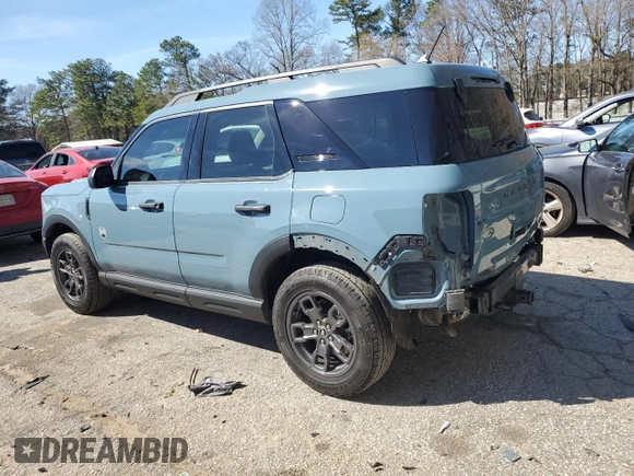 2022 Ford Bronco Sport Big Bend z VIN 3FMCR9B6XNRE04080, wystawiony jako Copart lot #49390335 z przebiegiem 44 211 mil mil oraz Szkoda całkowita • Salvage title. Historia ofert i sprzedaży dostępna na DreamBid. Obrazek 2.