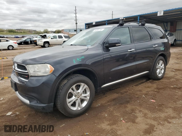 2013 Dodge Durango Crew с VIN 1C4RDJDG0DC602247, выставлен на аукционе Copart как лот 54888795 с пробегом 184 552 миль миль и Списание • Salvage title. История ставок и продаж доступна на DreamBid. Изображение 1.