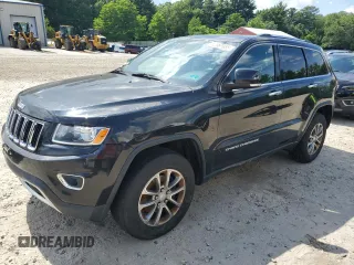 2014 Jeep Grand Cherokee Limited with VIN 1C4RJFBG4EC478347, listed as a Copart auction lot 62387985 with 163,916 mi miles and Clean title. Bid and sale history available at DreamBid. Image 1.