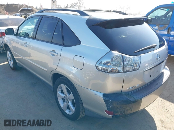 2007 Lexus RX 350 with VIN 2T2GK31U77C011973, listed as a IAAI auction lot 41998755 with 55,337 mi miles. Bid and sale history available at carsss.com. Image 3.