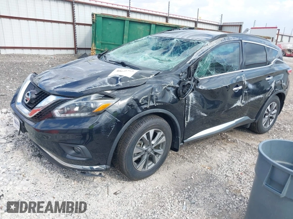 2018 Nissan Murano SL z VIN 5N1AZ2MG0JN203340, wystawiony jako IAAI lot #40640365 z przebiegiem 67 417 mil mil oraz . Historia ofert i sprzedaży dostępna na DreamBid. Obrazek 2.