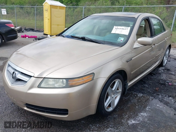 2005 Acura TL with VIN 19UUA66285A067331, listed as a IAAI auction lot 41935617 with 204,935 mi miles. Bid and sale history available at carsss.com. Image 2.
