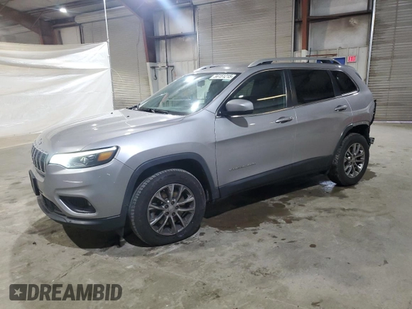 2019 Jeep Cherokee Latitude Plus with VIN 1C4PJMLXXKD218714, listed as a Copart auction lot 56151215 with 175,652 mi miles and Salvage title. Bid and sale history available at DreamBid. Image 1.