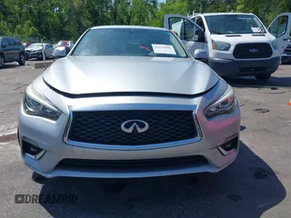 2018 Infiniti Q50 3.0t Luxe with VIN JN1EV7AR6JM441920, listed as a IAAI auction lot 41978441 with 126,455 mi miles. Bid and sale history available at carsss.com. Image 12.