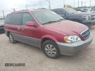 2005 Kia Sedona LX with VIN KNDUP132X56691283, listed as a IAAI auction lot 42395599 with Not provided miles and . Bid and sale history available at DreamBid. Image 1.