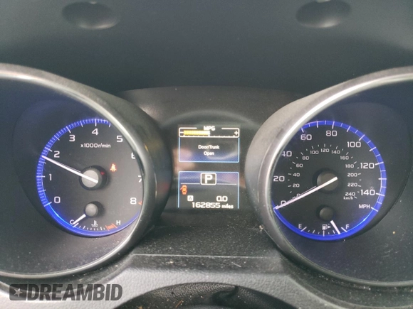 2016 Subaru Legacy Premium with VIN 4S3BNBC61G3046886, listed as a Copart auction lot 61360345 with 162,855 mi miles and Salvage title. Bid and sale history available at DreamBid. Image 9.
