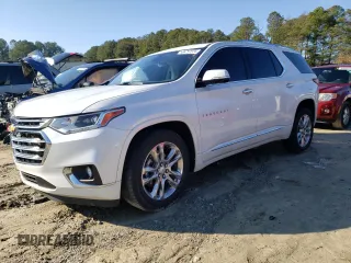 2021 Chevrolet Traverse High Country with VIN 1GNEVNKW6MJ107437, listed as a Copart auction lot 36757224 with Not Provided miles and Salvage Title. Bid and sale history available at carsss.com. Image 1.