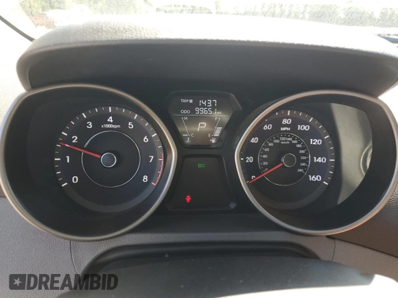 2013 Hyundai Elantra GLS with VIN 5NPDH4AE2DH170591, listed as a Copart auction lot 64771405 with 99,651 mi miles and Salvage title. Bid and sale history available at DreamBid. Image 9.