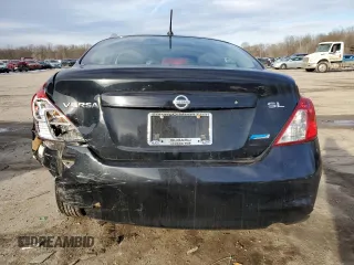 2012 Nissan Versa S with VIN 3N1CN7AP5CL938038, listed as a Copart auction lot 46330065 with 95,806 mi miles and Salvage Title. Bid and sale history available at carsss.com. Image 6.