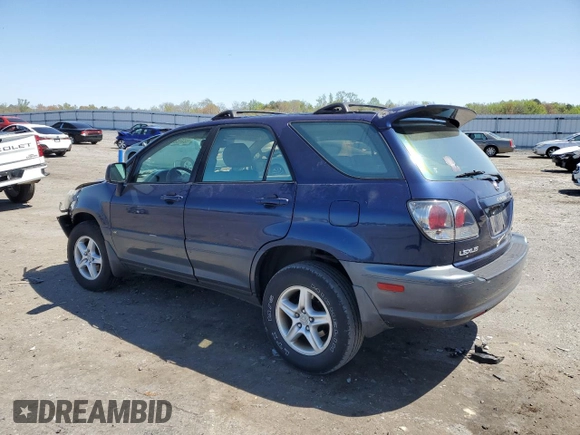 2001 Lexus RX 300 with VIN JTJHF10U610197670, listed as a Copart auction lot 52378245 with 204,482 mi miles and Salvage Title. Bid and sale history available at carsss.com. Image 2.