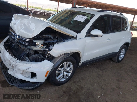 2017 Volkswagen Tiguan S with VIN WVGAV7AXXHK026143, listed as a IAAI auction lot 42257624 with 87,327 mi miles and . Bid and sale history available at DreamBid. Image 17.