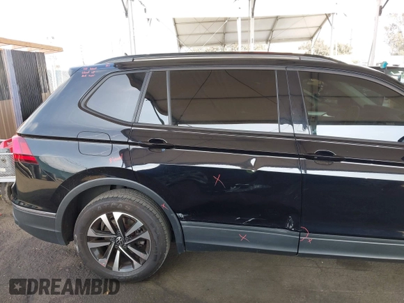2023 Volkswagen Tiguan S with VIN 3VVRB7AX8PM068965, listed as a IAAI auction lot 42117545 with 60,121 mi miles and . Bid and sale history available at DreamBid. Image 6.
