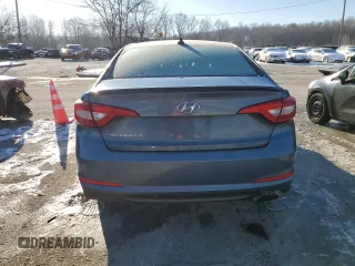2017 Hyundai Sonata 2.4L with VIN 5NPE24AF2HH572793, listed as a Copart auction lot 46319855 with 150,244 mi miles and Salvage Title. Bid and sale history available at DreamBid. Image 6.