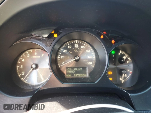 2008 Lexus GS 350 with VIN JTHBE96S080032609, listed as a Copart auction lot 52169145 with 197,283 mi miles and Salvage Title. Bid and sale history available at DreamBid. Image 9.