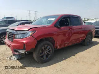 2021 Honda Ridgeline Sport with VIN 5FPYK3F10MB017541, listed as a Copart auction lot 60257215 with 12,227 mi miles and Salvage title. Bid and sale history available at DreamBid. Image 1.