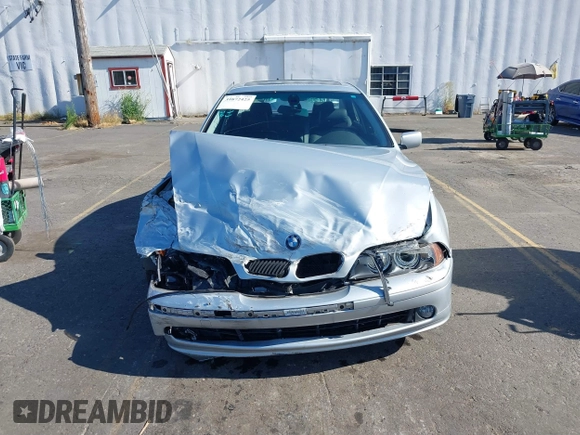 2001 BMW 5 Series 530iA with VIN WBADT63421CF02292, listed as a IAAI auction lot 39872425 with 84,778 mi miles. Bid and sale history available at carsss.com. Image 12.