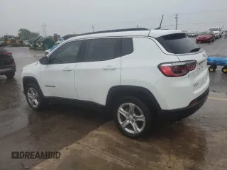 2023 Jeep Compass Latitude with VIN 3C4NJDBN4PT512845, listed as a Copart auction lot 55153135 with 52,410 mi miles and Salvage title. Bid and sale history available at DreamBid. Image 2.