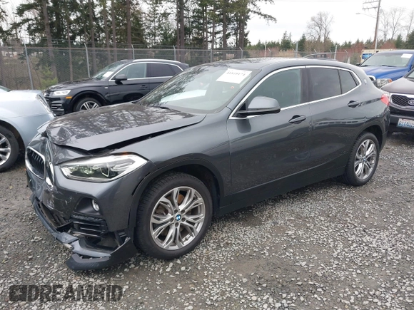 2018 BMW X2 xDrive28i with VIN WBXYJ5C37JEF74740, listed as a IAAI auction lot 41818174 with 74,155 mi miles. Bid and sale history available at carsss.com. Image 17.