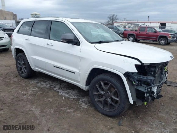 2021 Jeep Grand Cherokee Limited X with VIN 1C4RJFBG9MC623235, listed as a IAAI auction lot 41728457 with 38,950 mi miles. Bid and sale history available at carsss.com. Image 1.