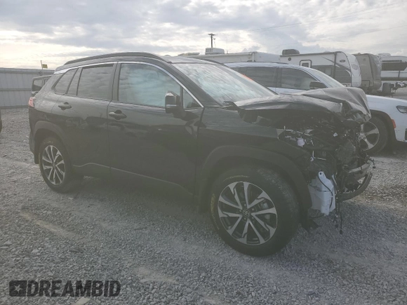 2024 Toyota Corolla Cross XLE with VIN 7MUEAABG2RV108218, listed as a Copart auction lot 54433915 with 7,091 mi miles and Salvage title. Bid and sale history available at DreamBid. Image 4.