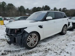 2018 Land Rover Range Rover Sport with VIN SALWR2RE5JA187153, listed as a Copart auction lot 87943405 with 86,811 mi miles and Salvage Title. Bid and sale history available at carsss.com. Image 1.