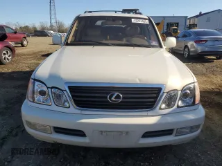 2002 Lexus LX 470 z VIN JTJHT00W123521886, wystawiony jako Copart lot #49223485 z przebiegiem 190 398 mil mil oraz Czysty tytuł • Clean title. Historia ofert i sprzedaży dostępna na DreamBid. Obrazek 5.