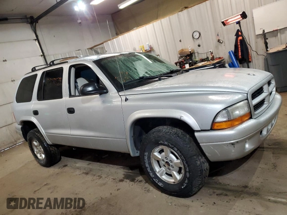 2002 Dodge Durango Sport with VIN 1B4HS38N92F168988, listed as a Copart auction lot 49979475 with 88,411 mi miles and Salvage Title. Bid and sale history available at carsss.com. Image 4.