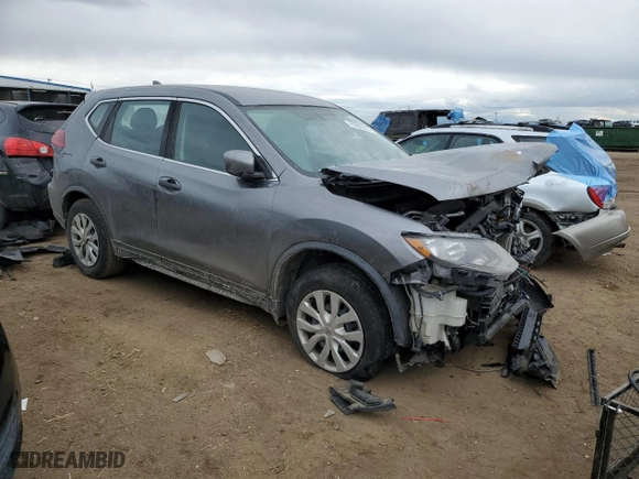 2018 Nissan Rogue S with VIN KNMAT2MV5JP598642, listed as a Copart auction lot 45566515 with 104,468 mi miles and Salvage Title. Bid and sale history available at carsss.com. Image 4.