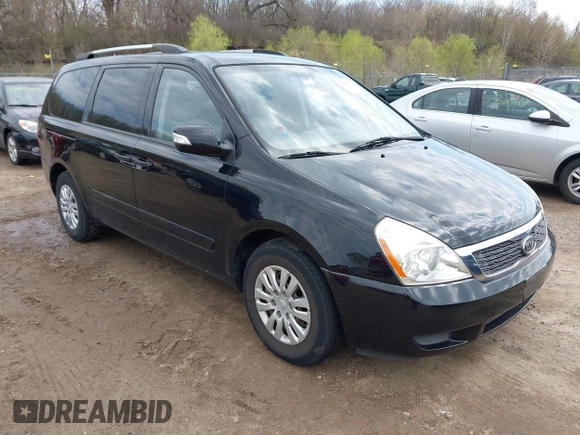 2011 Kia Sedona LX with VIN KNDMG4C7XB6368795, listed as a IAAI auction lot 42095251 with 146,813 mi miles. Bid and sale history available at carsss.com. Image 1.