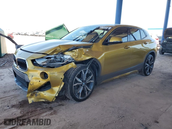 2018 BMW X2 sDrive28i with VIN WBXYJ3C39JEJ91397, listed as a Copart auction lot 62168425 with 72,594 mi miles and Salvage title. Bid and sale history available at DreamBid. Image 1.