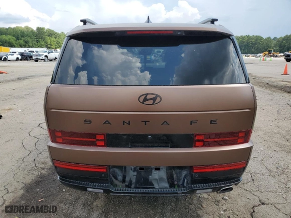 2024 Hyundai Santa Fe Calligraphy with VIN 5NMP54GL4RH035290, listed as a Copart auction lot 67948794 with 4,806 mi miles and Salvage Title. Bid and sale history available at carsss.com. Image 6.