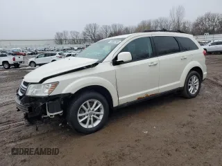 2013 Dodge Journey SXT with VIN 3C4PDCCG0DT581814, listed as a Copart auction lot 46987265 with Not provided miles and Clean title. Bid and sale history available at DreamBid. Image 1.