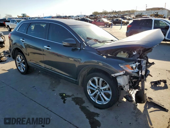 2013 Mazda CX-9 Grand Touring with VIN JM3TB3DA1D0413909, listed as a Copart auction lot 48761395 with 118,479 mi miles and Non Repairable. Bid and sale history available at carsss.com. Image 4.