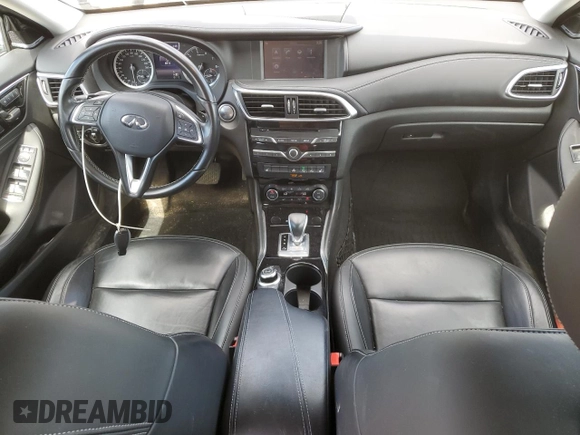 2017 Infiniti QX30 Premium with VIN SJKCH5CR4HA019019, listed as a Copart auction lot 63316445 with 83,712 mi miles and Salvage title. Bid and sale history available at DreamBid. Image 8.