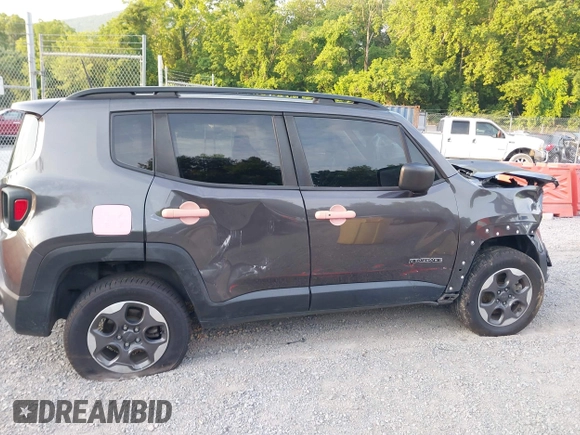 2018 Jeep Renegade Sport with VIN ZACCJBAB4JPH46467, listed as a IAAI auction lot 42590631 with 77,645 mi miles and . Bid and sale history available at DreamBid. Image 12.