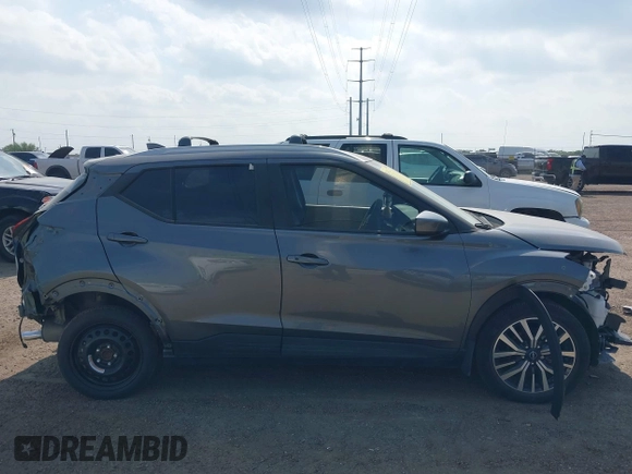 2023 Nissan Kicks SV with VIN 3N1CP5CV0PL507073, listed as a IAAI auction lot 42063800 with 13,091 mi miles and . Bid and sale history available at DreamBid. Image 13.