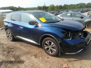 2021 Nissan Murano SV with VIN 5N1AZ2BS4MC144574, listed as a IAAI auction lot 42354077 with 79,589 mi miles and . Bid and sale history available at DreamBid. Image 1.